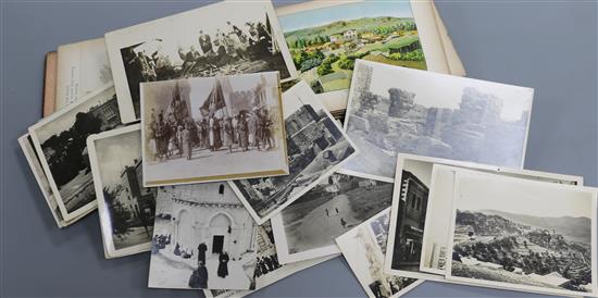 Herbert Ernest Debley - photographs and ephemera relating to Palestine circa 1920